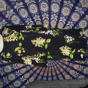 Tommy Hilfiger Black Floral Dress
